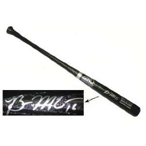  Brian McCann Autographed/Hand Signed Rawlings Big Stick Black Name 
