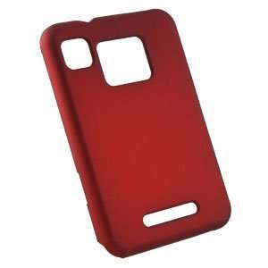   RRD Rubberized Red Snap On Cover for Motorola Charm MB502 Electronics