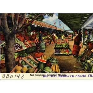 Reprint Los Angeles CA   The Original Farmers Market 