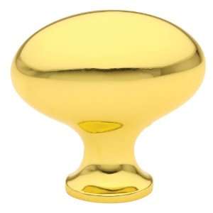  Emtek 86016 Polished Brass   Egg Style 1 1/4 Solid Brass 