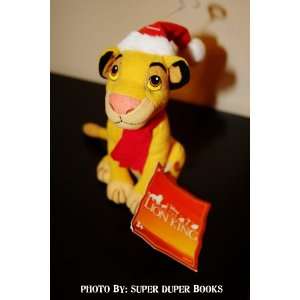 Simba Stuffed Animal Character Toy From Disney the Lion King Wearing a 