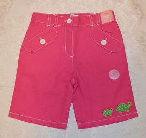 Gymboree TURTLE MATCH Pink Bermudas Shorts NWT 4T 5T  