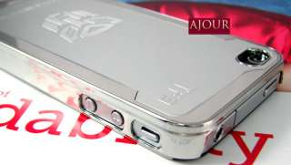   Transformer Aluminum iPhone 4 4g 4s Phone Case Cover A022F Black