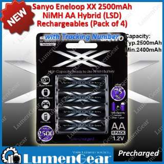   XX Eneloop AA 2500mAh Double X Rechargeable Battery HR 3UWX  