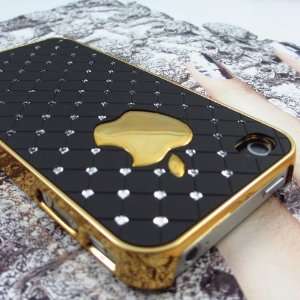 Luxury Bling Crystals Rhinestones Hard Case Cover for Apple iPhone 4 