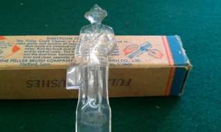 Vintage Fuller Brush Man Clear Plastic Letter Opener 7 & VTG Comb 