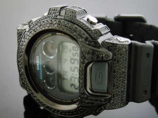 New Casio G Shock 5.25Ct Full Case Black diamonds Watch  