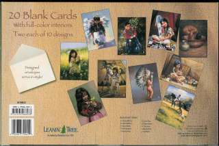 Native American Children 20 Cards Famous Artist LTR  