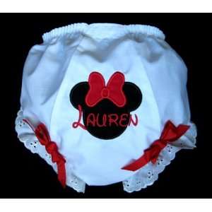  Red/Black Minnie Mouse Bloomers 