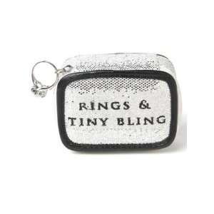   RINGS & TINY BLING JEWELRY RING EARRINGS CASE TRENDY BLING DIVA