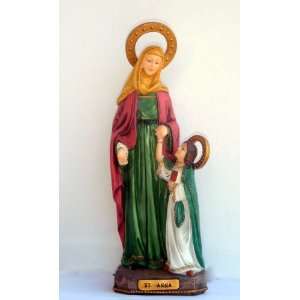  St Anna Figurine Statue   Estatua De Santa Ana 11 Inches 