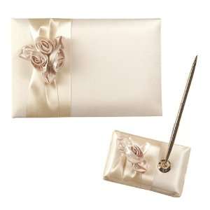  Guest Book   Blushed Ivory