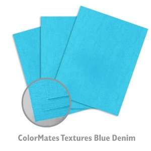  ColorMates Textures Blue Denim Cardstock   25/Package 