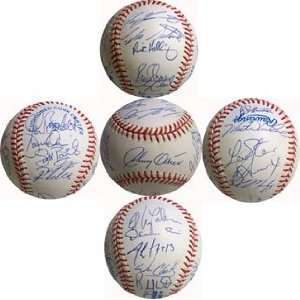  1997 Texas Rangers Autographed Basball