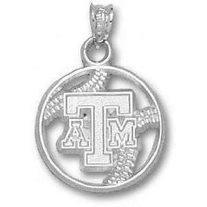  Texas A&M Aggies Solid Sterling Silver ATM Pierced 