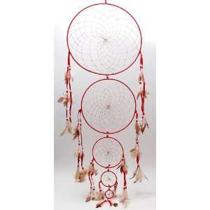  Dreamcatcher 5 Rings Red 