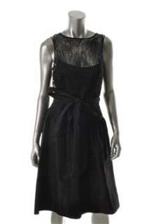 Teri Jon NEW Black Cocktail Dress Silk Sale 14  