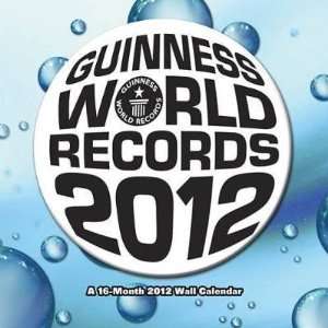  Guinness World Records 2012 Wall Calendar