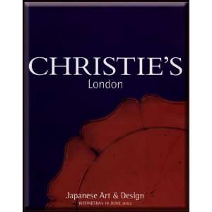  CHRISTIES AUCTION CATALOG , TITLED JAPANESE ART AND DESIGN 