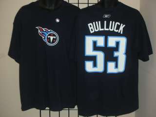 Tennessee Titans Keith Bulluck Jersey T Shirt sz Small  