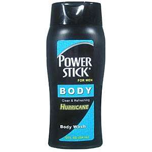  POWER STICK Body Wash For Men Hurricane 12oz/354ml Beauty
