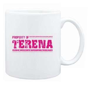  New  Property Of Terena Retro  Mug Name