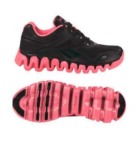   ZIGENERGY J22339 Black Pink GS Big Kids Girls Boys Running shoe  
