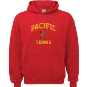  Pacific Boxers Red Youth Tennis Arch Hooded Sweatshirt 