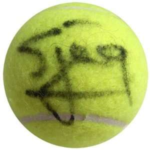  Sjeng Schalken Autographed Tennis Ball