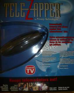 TELEZAPPER AS SEEN ON T.V KEEP TELEMARKETERS OUT  