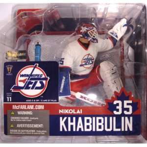   Nikolai Khabibulin (Winnipeg Jets) White Jersey VARIANT Toys & Games