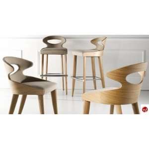  Paddle Contemporary Cafeteria Dining Armless Barstool 