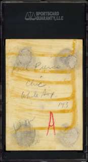 1953 Topps Original Art #143 Billy Pierce SGC Authentic  