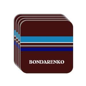  Personal Name Gift   BONDARENKO Set of 4 Mini Mousepad 