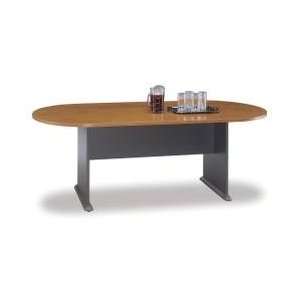  NATURAL CHERRY 82 RACETRACK CONFERENCE TABLE BY BUSH