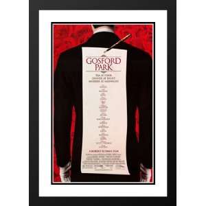 Gosford Park 32x45 Framed and Double Matted Movie Poster   Style B 