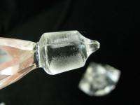 Vintage Prism Facet Cut Glass Crystal Perfume Bottle Stopper Dresser 