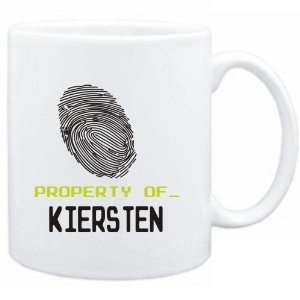 Mug White  Property of _ Kiersten   Fingerprint  Female 