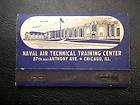 Vtg MATCHBOOK USN Naval Air Tech Training Center Chicag