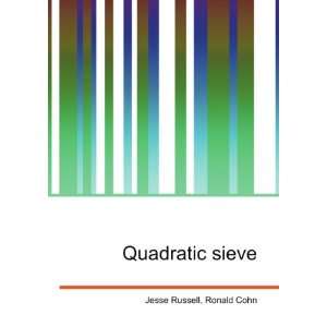  Quadratic sieve Ronald Cohn Jesse Russell Books