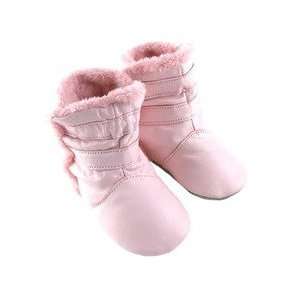  Infant Ministar Fur Bootz Genuine Leather Pink Medium 6 12 
