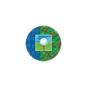  Tee Time 9 inch Plates Toys & Games