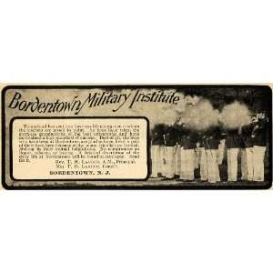  1903 Ad Bordentown Military Institute Men Teach School 