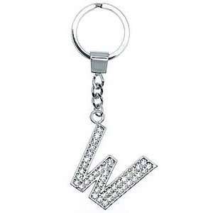  Letter W Keychain (Diamante) 