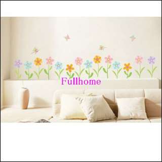 Lots Flower Wall Stickers Mural Deco Décor Decal,R043  