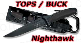 Buck Tops BLACK Nighthawk w/ MOLLE Sheath 650BKSTP NEW  