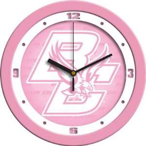 Boston College Eagles 12 Pink Wall Clock