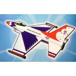   Thunderbirds F 16 Fighting Falcon 3 D Super sized Kite Toys & Games