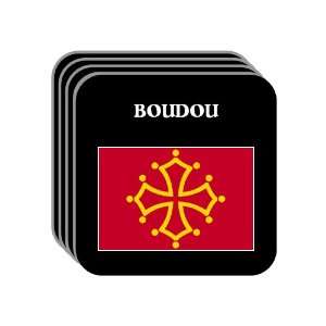  Midi Pyrenees   BOUDOU Set of 4 Mini Mousepad Coasters 