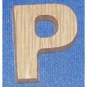  1 inch wood letter P